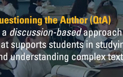 Questioning the Author: A Powerful Approach to Promote Student Understanding of Complex Texts