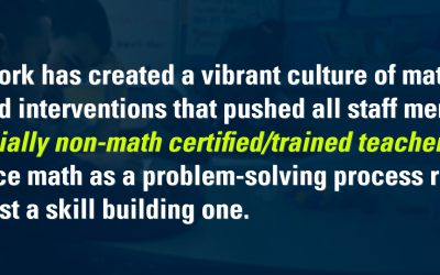 Raising the Score: Structuring a school for a student-centered math intervention program